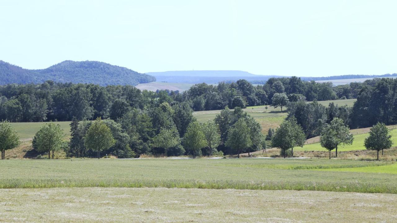 Auszeit Mit Weitblick In Der Saechsischen Schweiz - Kleiner Bauernhof Mit Tieren Und Wallbox Rathmannsdorf Eksteriør billede