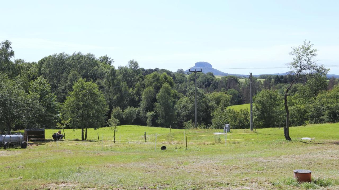 Auszeit Mit Weitblick In Der Sachsischen Schweiz - Kleiner Bauernhof Mit Tieren Und Wallbox Rathmannsdorf Eksteriør billede